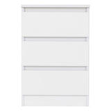 Wooden Bedside Cabinet With 3 Drawers - Malvern