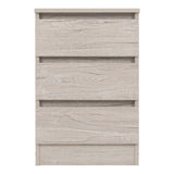 Wooden Bedside Cabinet With 3 Drawers - Malvern