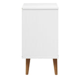 Wooden Bedside Cabinet With 3 Drawers - Molde
