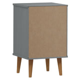 Wooden Bedside Cabinet With 3 Drawers - Molde