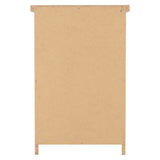 Wooden Bedside Cabinet With 3 Drawers - Nevada