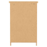 Wooden Bedside Cabinet With 3 Drawers - Nevada