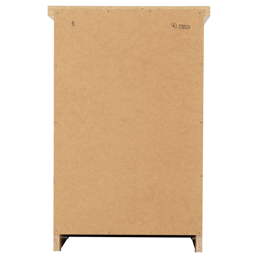 Wooden Bedside Cabinet With 3 Drawers - Nevada