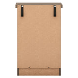 Wooden Bedside Cabinet With 3 Drawers - Nevada