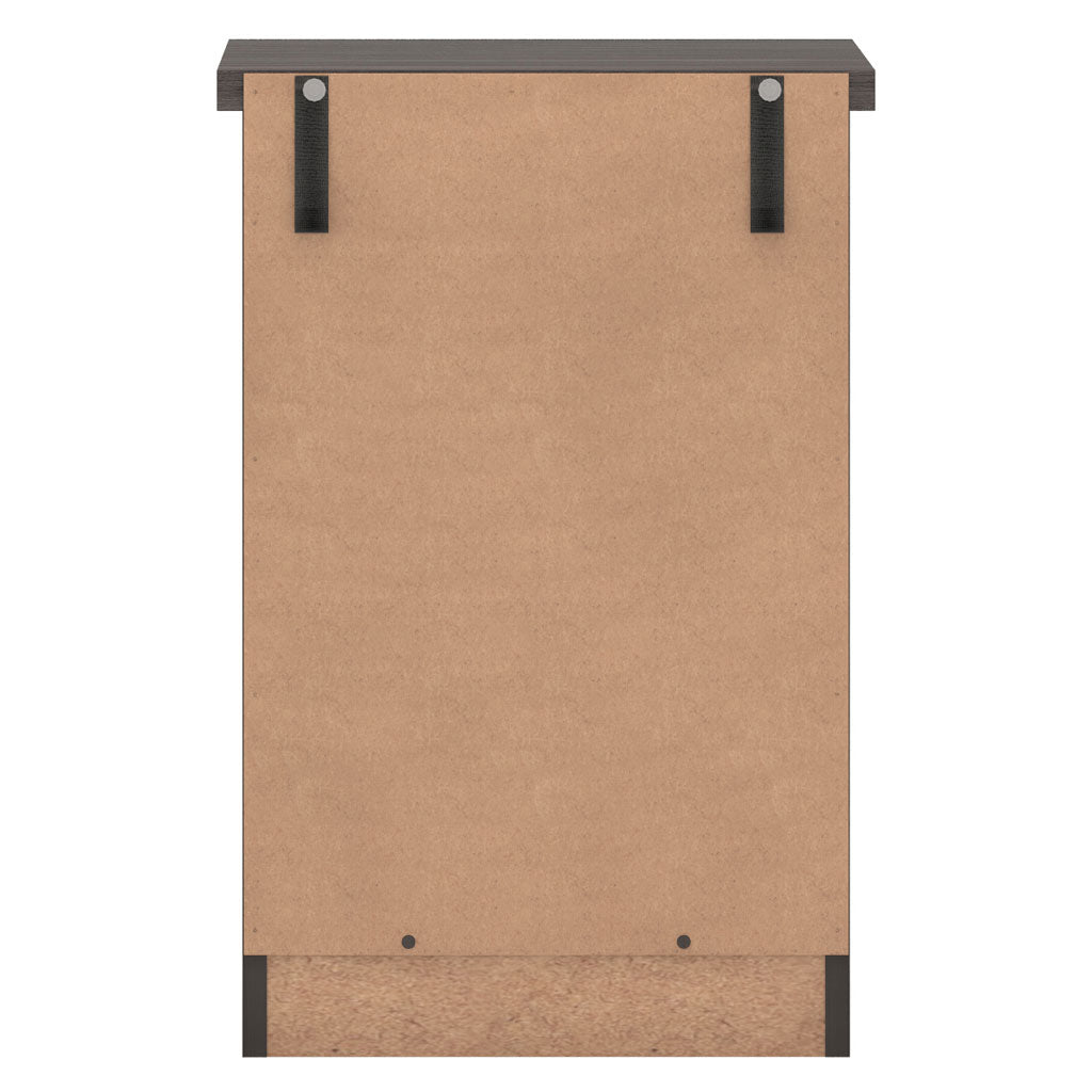 Wooden Bedside Cabinet With 3 Drawers - Nevada