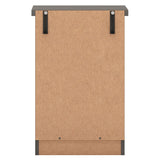 Wooden Bedside Cabinet With 3 Drawers - Nevada