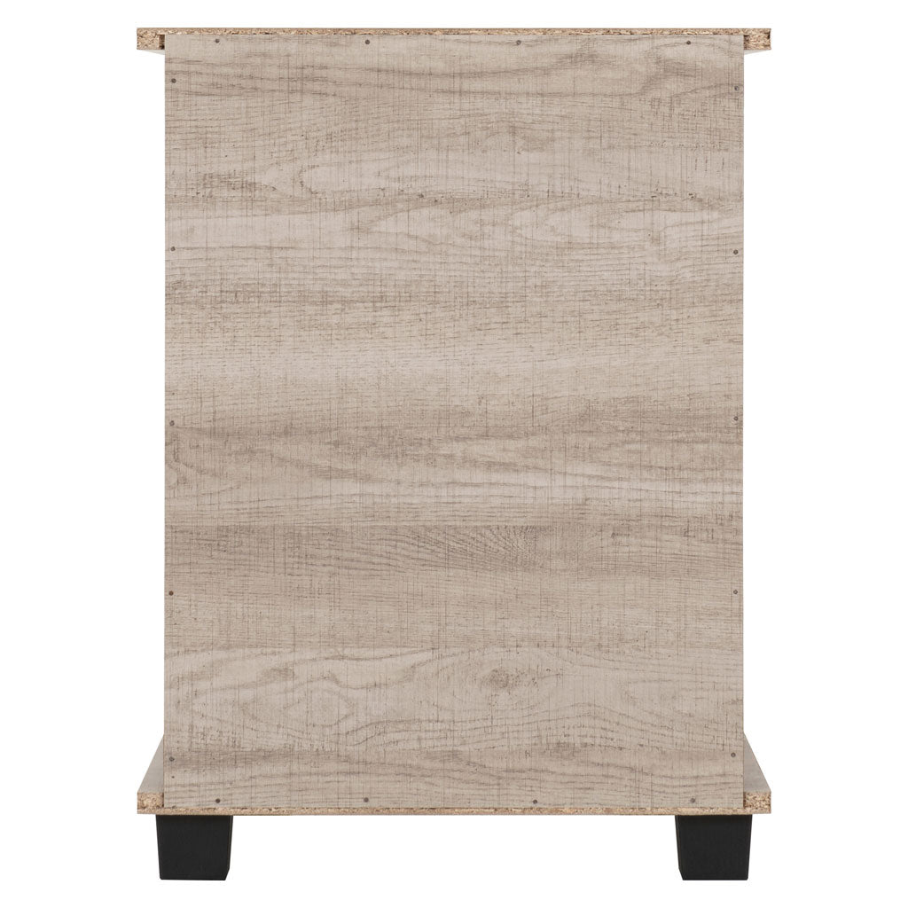 Wooden Bedside Cabinet With 3 Drawers - Oliver