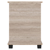 Wooden Bedside Cabinet With 3 Drawers - Oliver