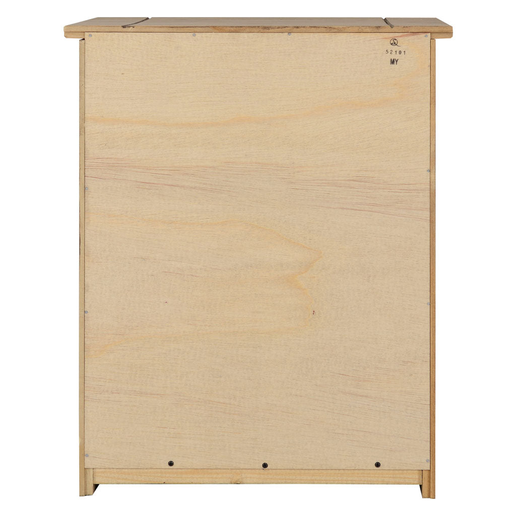 Wooden Bedside Cabinet With 3 Drawers - Panama