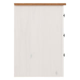 Wooden Bedside Cabinet With 3 Drawers - Panama