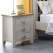 Wooden Bedside Cabinet With 3 Drawers - Richmond