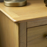 Wooden Bedside Cabinet With 3 Drawers - Somerset