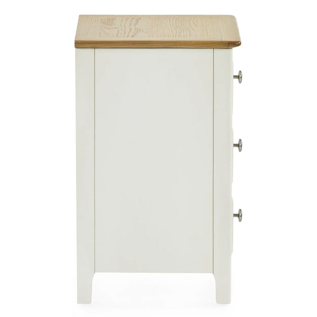 Wooden Bedside Cabinet With 3 Drawers - Somerset