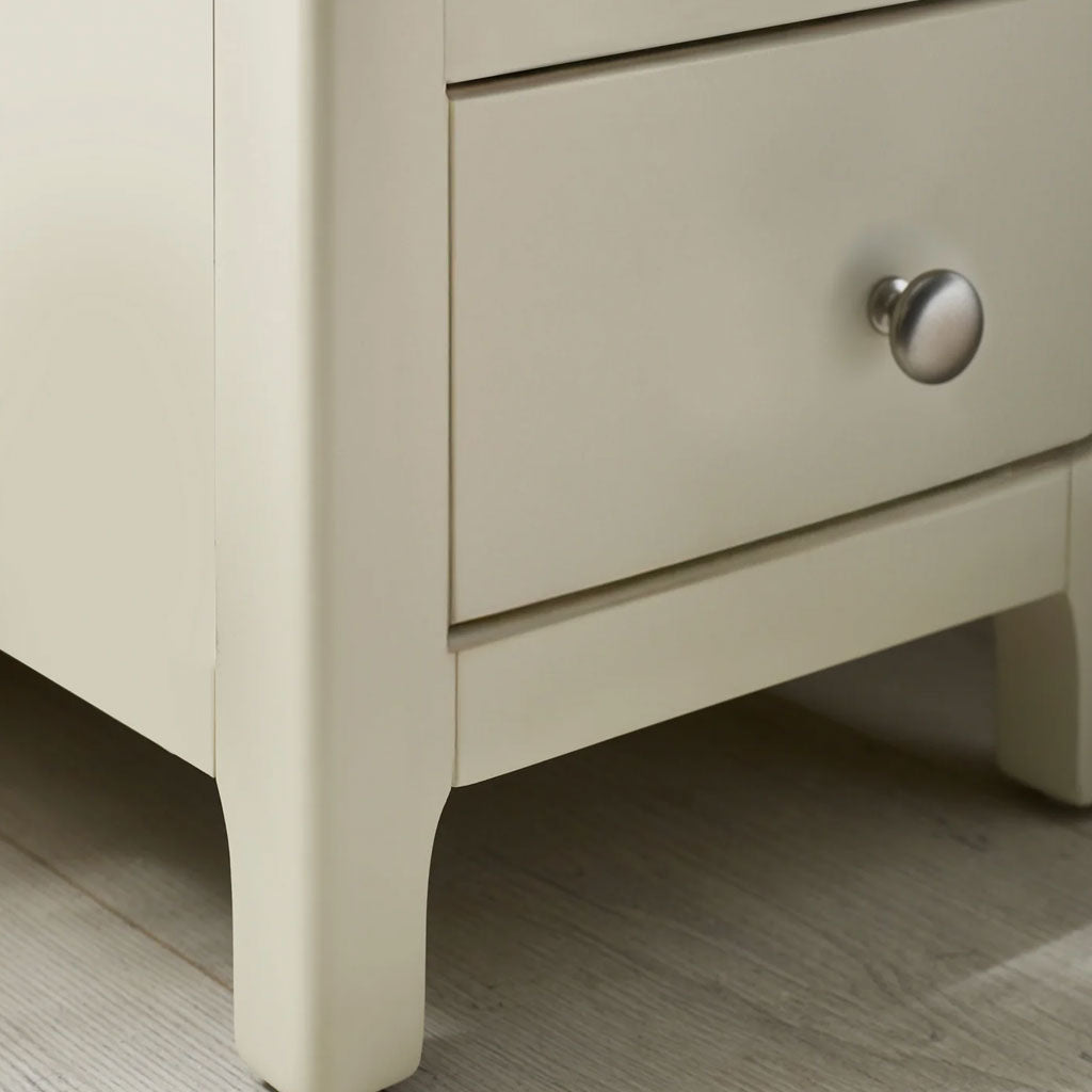 Wooden Bedside Cabinet With 3 Drawers - Somerset