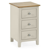 Wooden Bedside Cabinet With 3 Drawers - Somerset