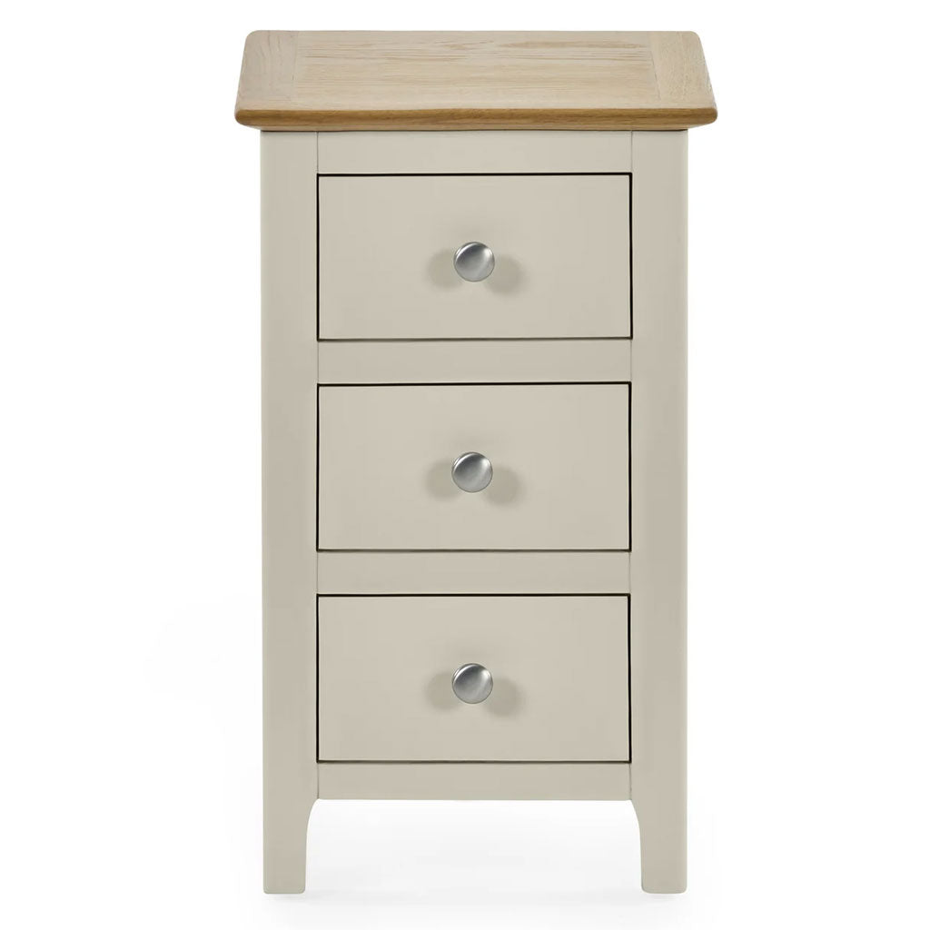 Wooden Bedside Cabinet With 3 Drawers - Somerset