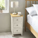 Wooden Bedside Cabinet With 3 Drawers - Somerset