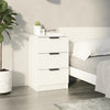Wooden Bedside Cabinet With 3 Drawers - Vantage Home