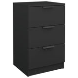 Wooden Bedside Cabinet With 3 Drawers - Vantage Home