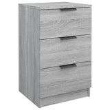 Wooden Bedside Cabinet With 3 Drawers - Vantage Home