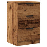 Wooden Bedside Cabinet With 3 Drawers - Vantage Home