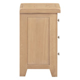 Wooden Bedside Cabinet With 3 Drawers - Windsor