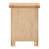 Wooden Bedside Cabinet With 3 Drawers - Windsor