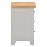 Wooden Bedside Cabinet With 3 Drawers - Windsor