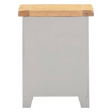 Wooden Bedside Cabinet With 3 Drawers - Windsor