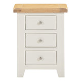 Wooden Bedside Cabinet With 3 Drawers - Windsor
