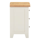 Wooden Bedside Cabinet With 3 Drawers - Windsor