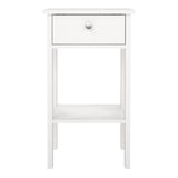 Wooden Bedside Table With 1 Drawer - Madrid