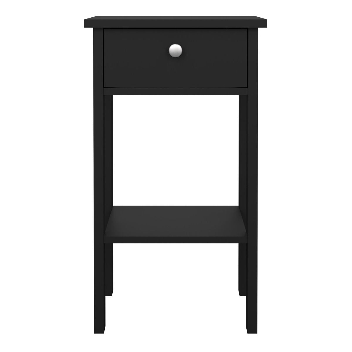 Wooden Bedside Table With 1 Drawer - Madrid