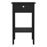 Wooden Bedside Table With 1 Drawer - Madrid