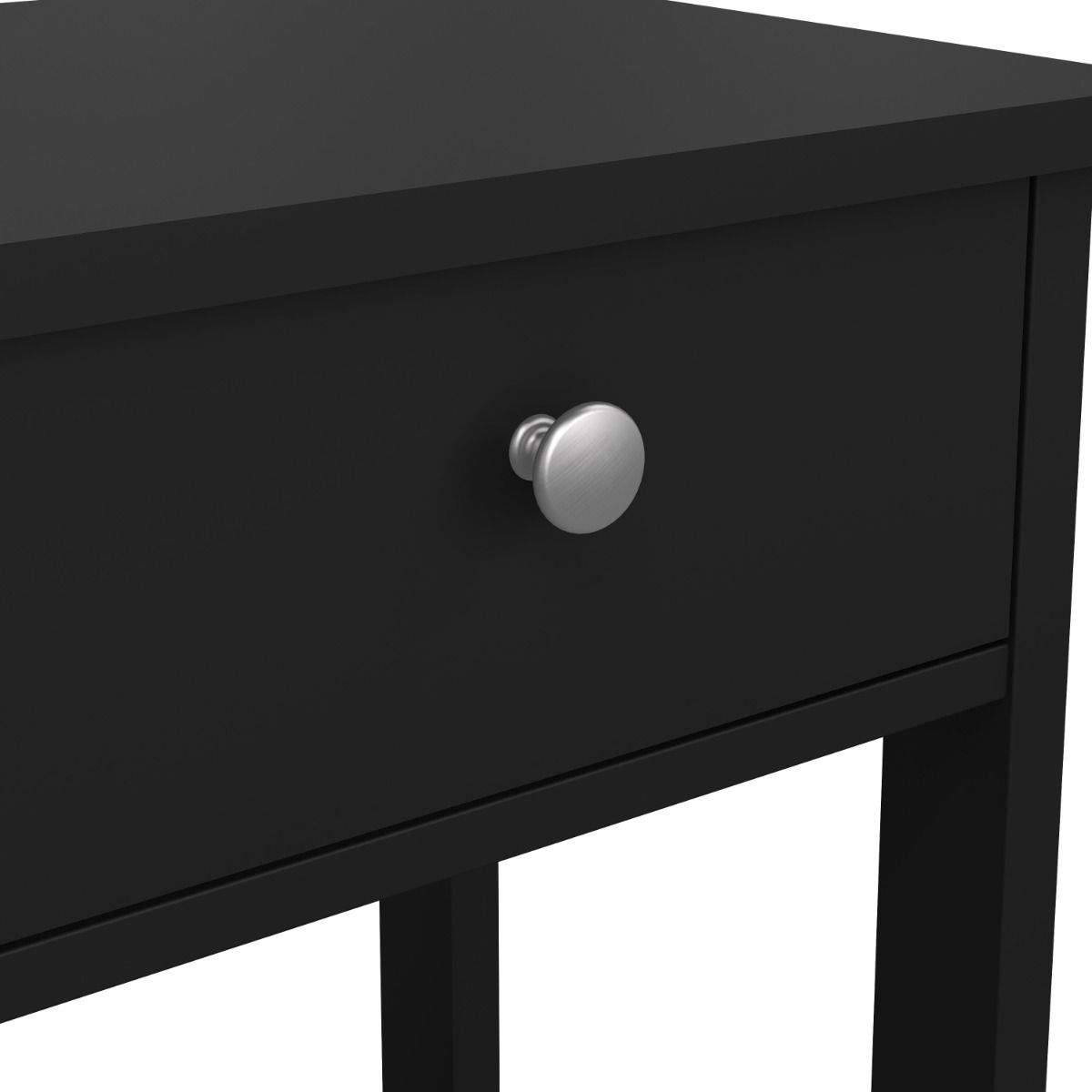 Wooden Bedside Table With 1 Drawer - Madrid