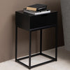 Wooden Bedside Table With 1 Drawer - Mitra