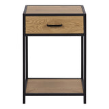 Wooden Bedside Table With 1 Drawer - Seaford