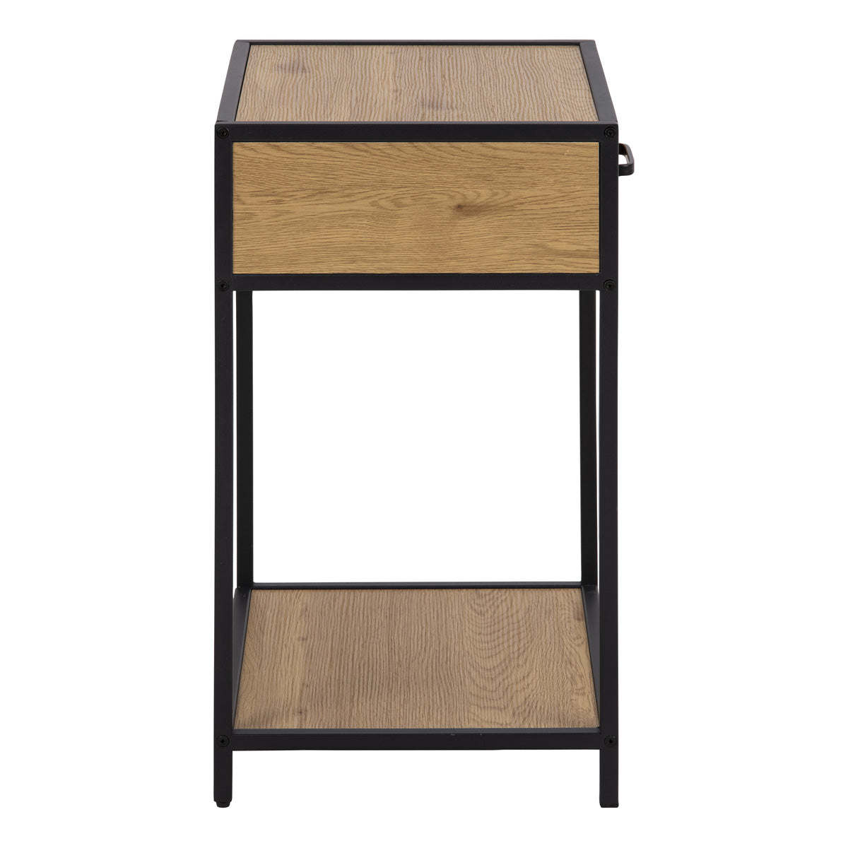 Wooden Bedside Table With 1 Drawer - Seaford