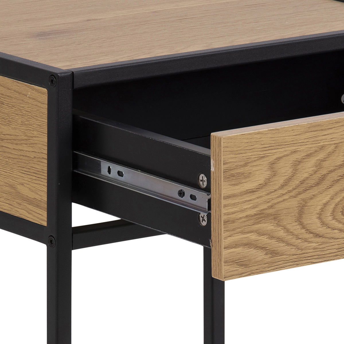 Wooden Bedside Table With 1 Drawer - Seaford
