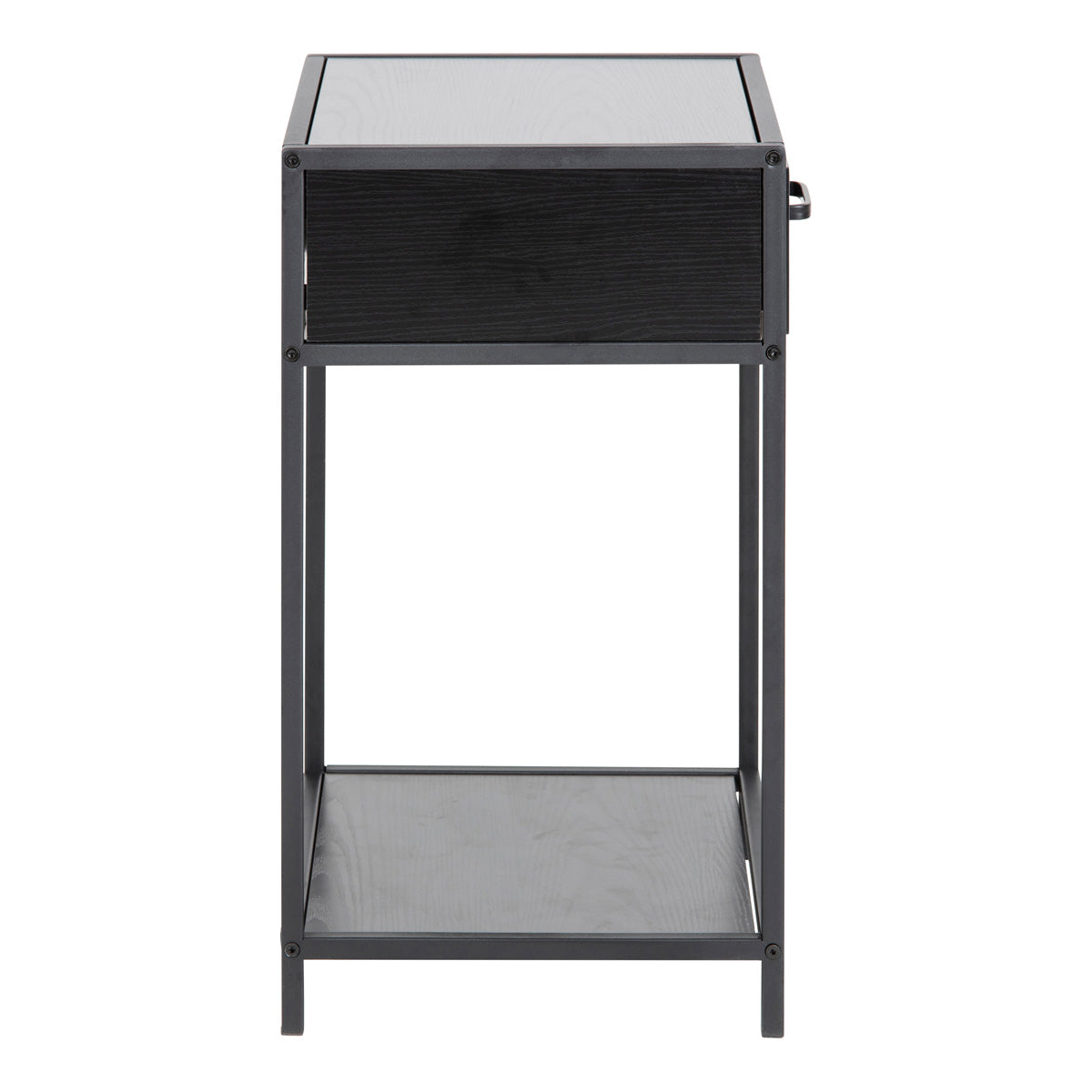 Wooden Bedside Table With 1 Drawer - Seaford