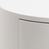 Wooden Bedside Table Round With 1 Drawer - Polo