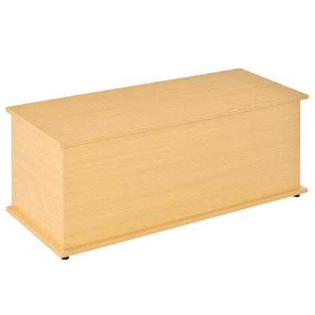 Wooden Blanket Box 100cm Wide With Storage - Velmora
