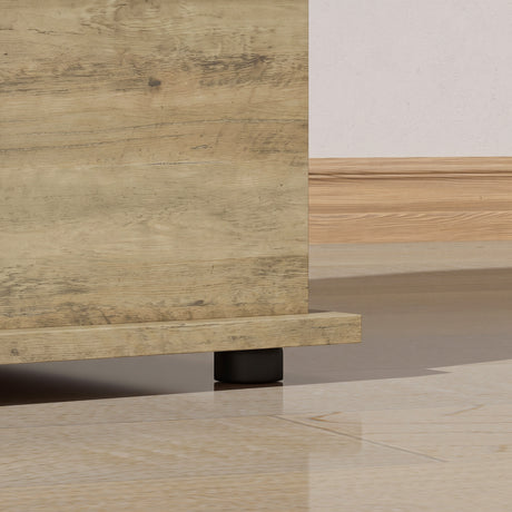 Wooden Blanket Box 100cm Wide With Storage - Velmora