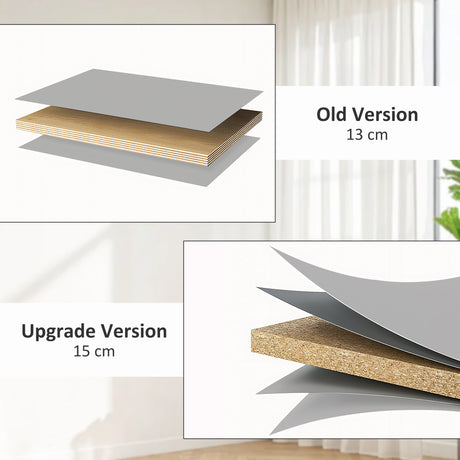 Wooden Blanket Box 100cm Wide With Storage - Velmora