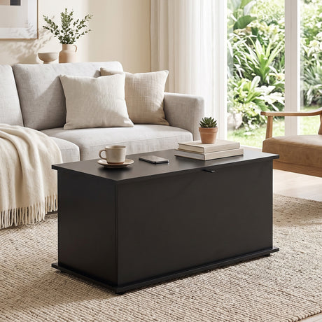 Wooden Blanket Box 80cm Wide With Storage - Velmora