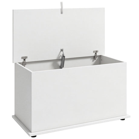 Wooden Blanket Box 80cm Wide With Storage - Velmora