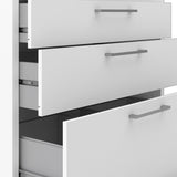 Wooden Bookcase With 1 Open Shelf 2 Drawers And 2 File Drawers - Prima
