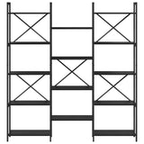 Wooden Bookcase 156cm Wide - Vantage Home