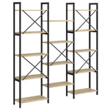 Wooden Bookcase 156cm Wide - Vantage Home