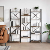 Wooden Bookcase 156cm Wide - Vantage Home